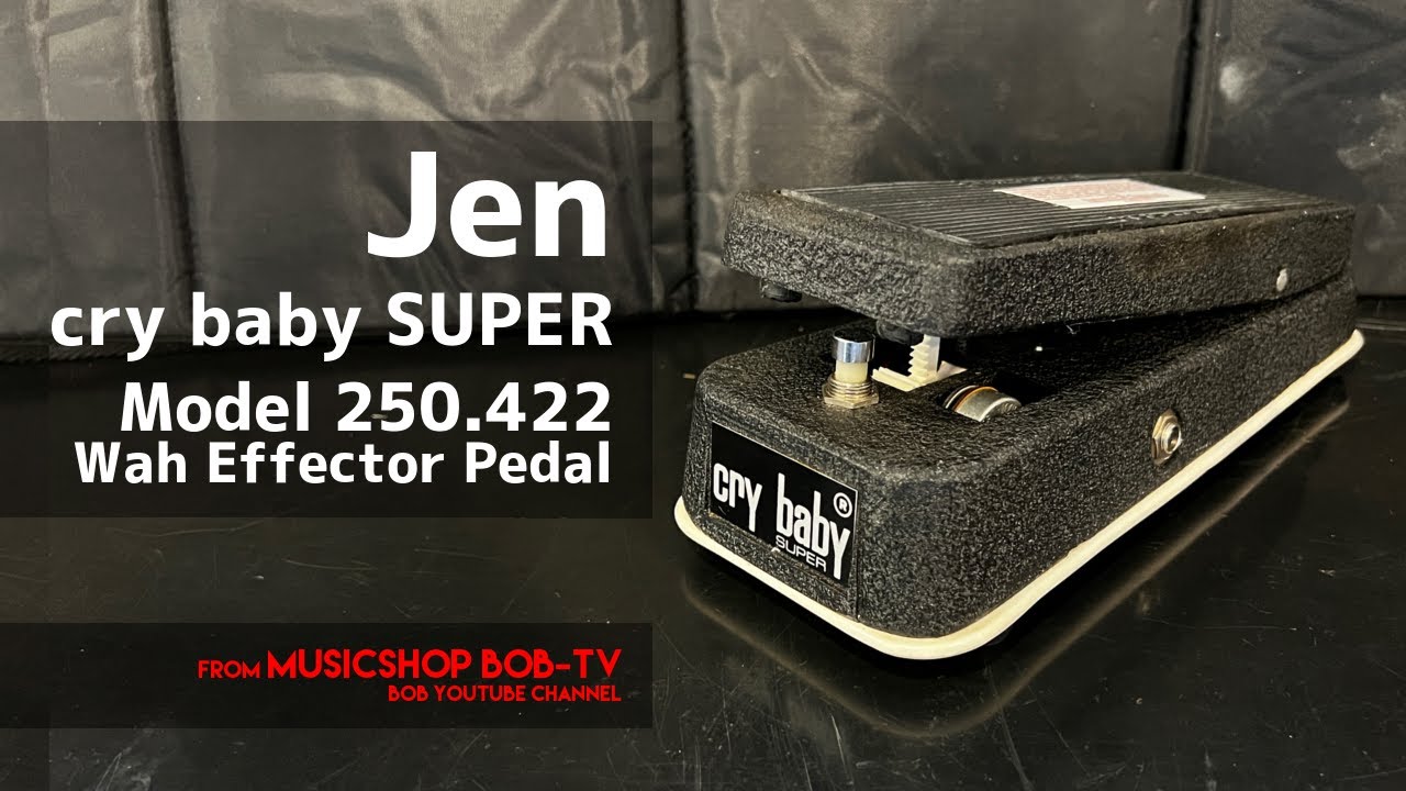 Jen Crybaby Super pedal - vintage 1979 White Fasel - YouTube
