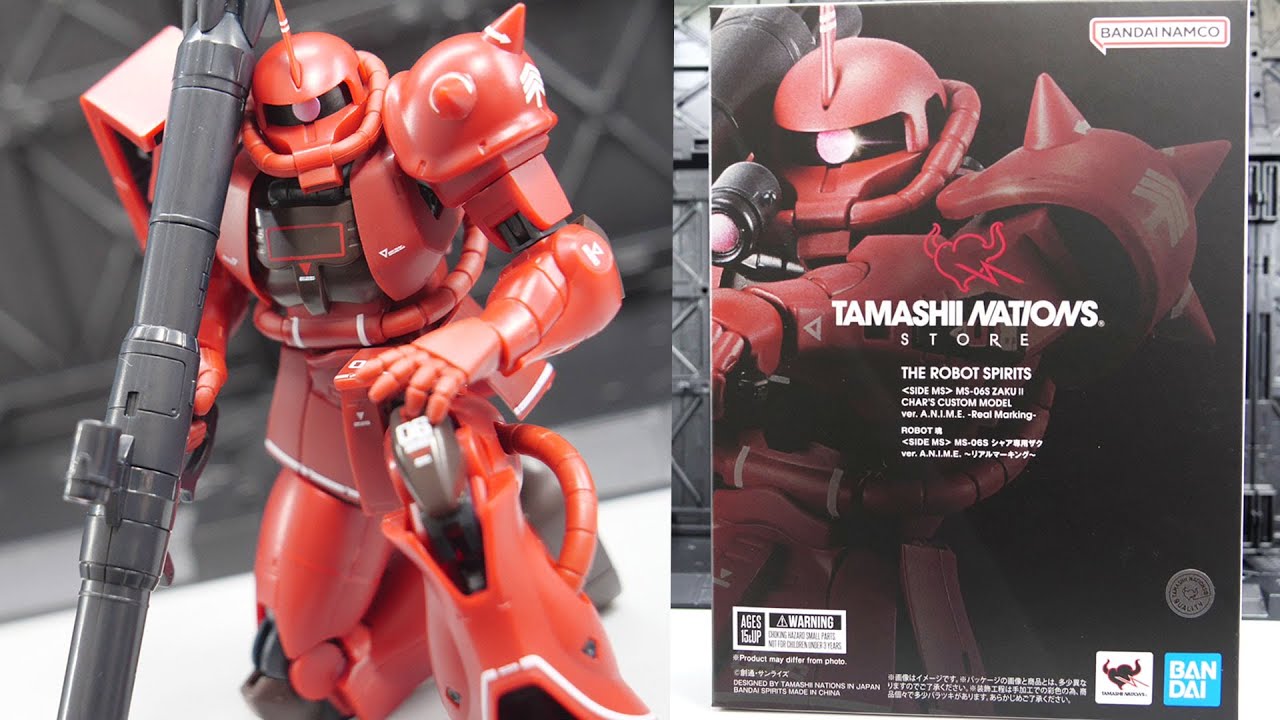 TAMASHII NATIONS TOKYO限定】ROBOT魂＜SIDE MS＞MS-06S シャア専用