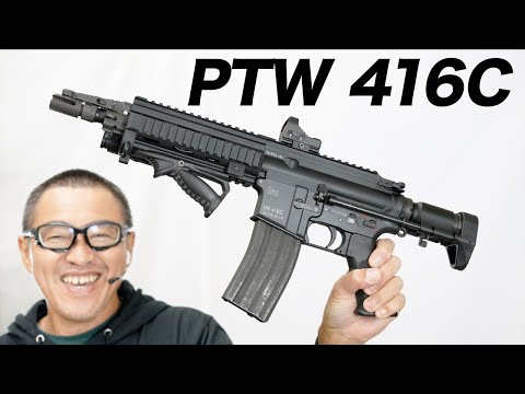 SYSTEMA PTW HK416C トレポン 電動ガンレビュー - YouTube