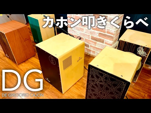 DG Cajon Playing Comparison! From Standard to High-End [JOSE