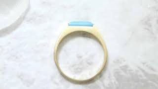 スリーピングビューティー ターコイズ リング 18金 turquoise