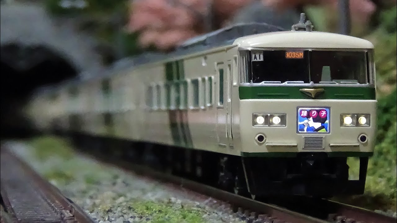 Nゲージ TOMIX 185系0番台 特急踊り子 強化型スカート 走行シーン集