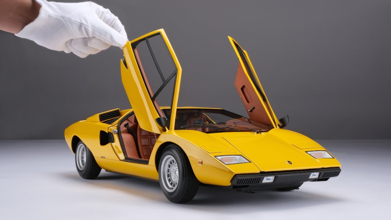 Handling Your Model: Lamborghini Countach LP400 at 1:8 Scale - YouTube