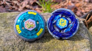 Rock Leone 145WB vs Storm Aquario 100HF/S | Metal Fight Beyblade