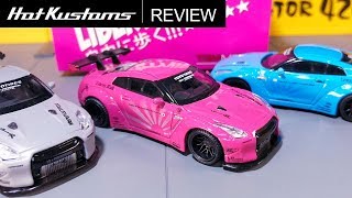 MINI GT Liberty Walk Nissan GTR In Shocking Pink - YouTube