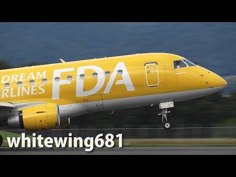 FDA Yellow Livery] Fuji Dream Airlines ERJ-175 JA07FJ TAKE-OFF