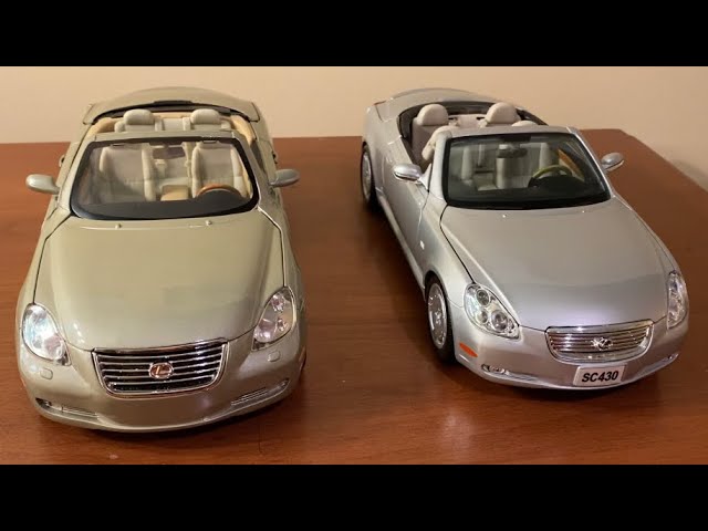 Maisto Vs. Motormax Lexus SC430: A Quality Comparison (Scale 1/18