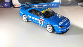 Nissan GT-R (R34) Streetfighter Calsonic Tribute (2000) 1:18