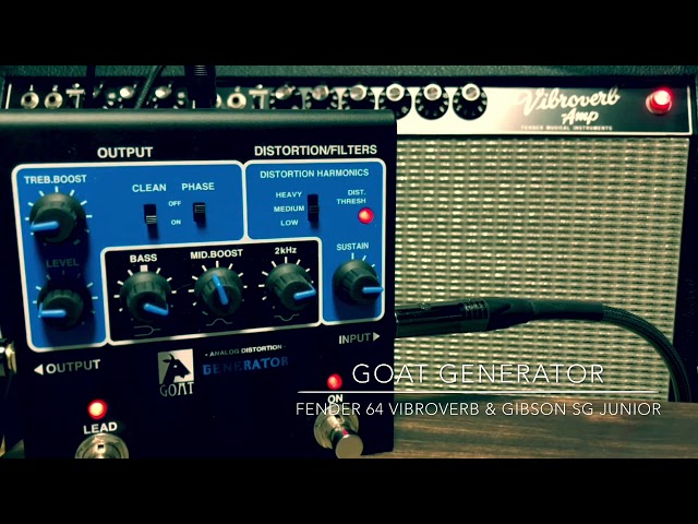 GOAT GENERATOR」サスティーン＆フィードバックサウンドチェック