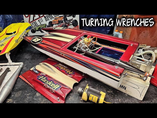 Gasser Upgrades Aeromarine Avenger 44 Gas Rc Boat zenoah 26cc