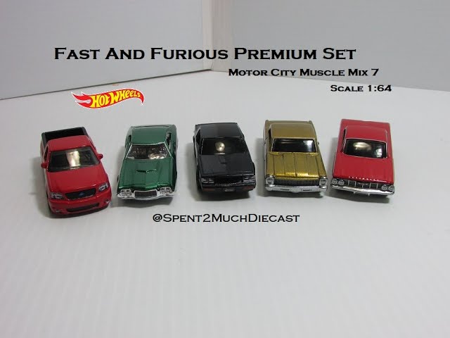 Fast And Furious Premium Set By Hot Wheels (Motor City Muscle
