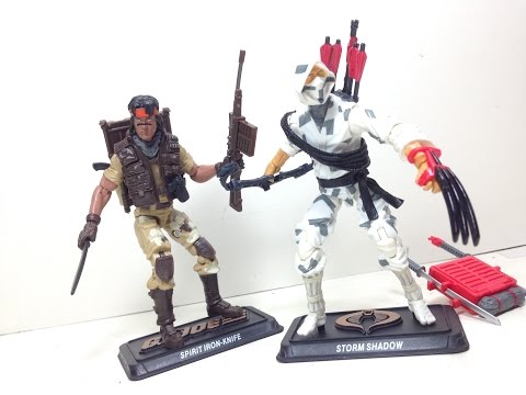 G I Joe 50th Spirit & Storm Shadow Classic Clash Review - YouTube