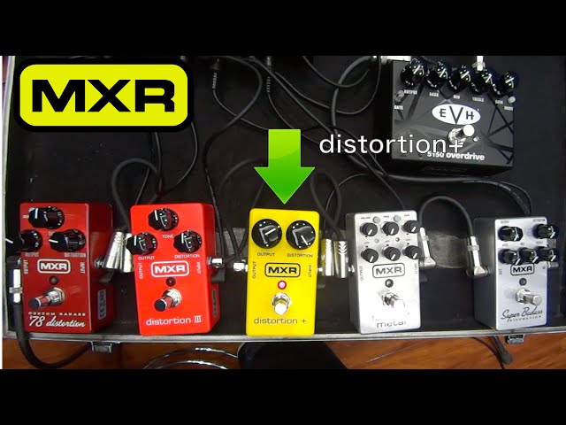 MXR 歪みディストーション人気6機種を弾き比べてみましたー！！ - YouTube