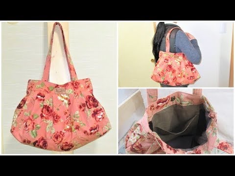タック入りバッグ作り方 - YouTube