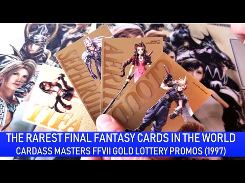 The Rarest Final Fantasy Cards in the World: FFVII Carddass