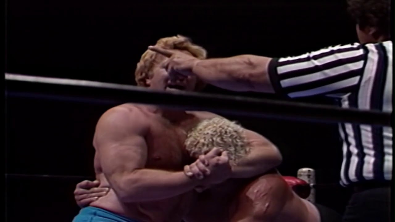 AJPW - Dusty Rhodes vs Harley Race - YouTube