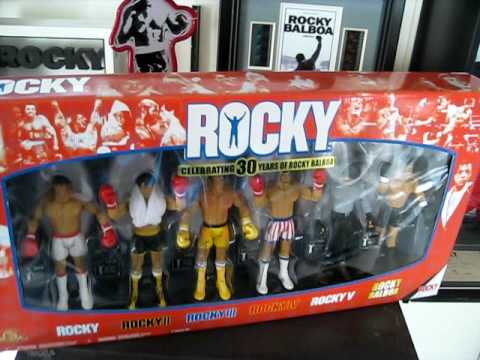 Rocky 30th Anniversary Figure Set - YouTube