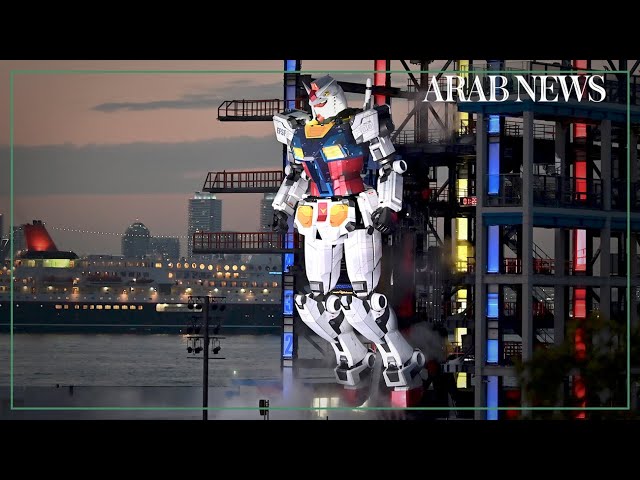 Gundam style Giant robot unveiled in Japan - YouTube