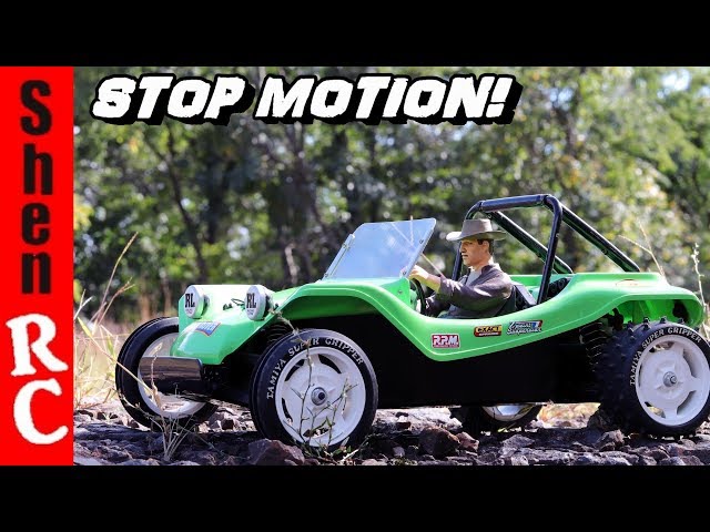 TAMIYA | RC STOP MOTION ANIMATION VIDEO | SAND ROVER DT 02 BEACH