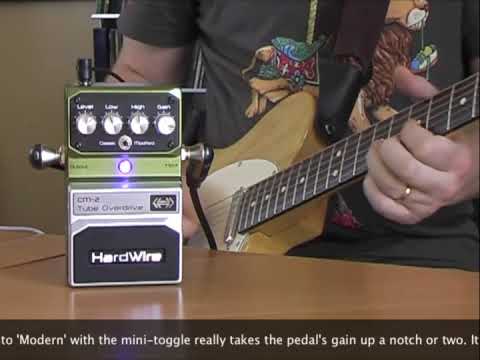 HardWire CM-2 Tube Overdrive: Tele, Strat & SG. - YouTube