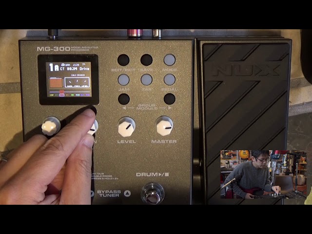 レビュー】NUX MG-300内蔵アンプモデル・ペダルモデルをざっくばらんに