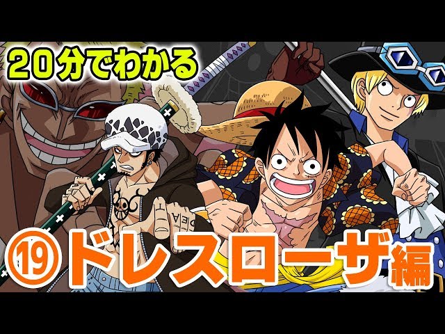Understand in 20 minutes] ⑲ Dressrosa Arc Story Explanation [One