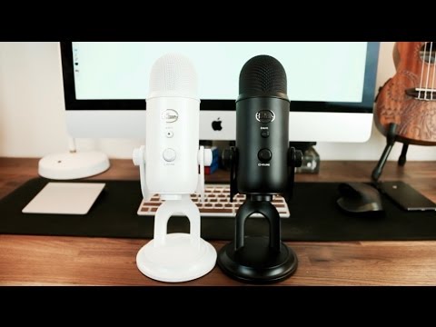 Blue Yeti WhiteOut Vs BlackOut USB Microphone Review! - YouTube