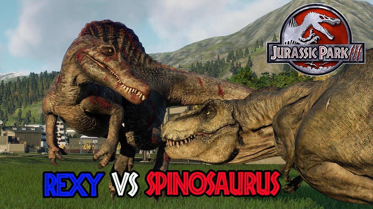 スピノVSティラノ! ジュラシックパークⅢライバル対決 ジュラシック