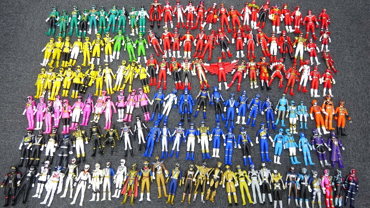 All Power Rangers Generations and Colors Superheroes 歴代スーパー