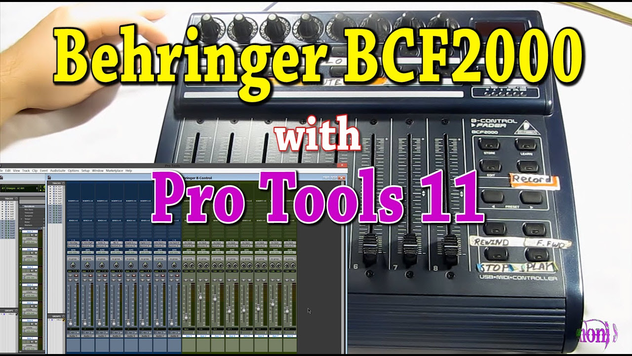 Behringer BCF2000 Control Surface w/Pro Tools - YouTube