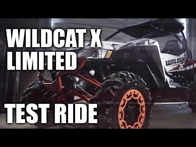 TEST RIDE: 2015 Arctic Cat Wildcat X Limited - YouTube