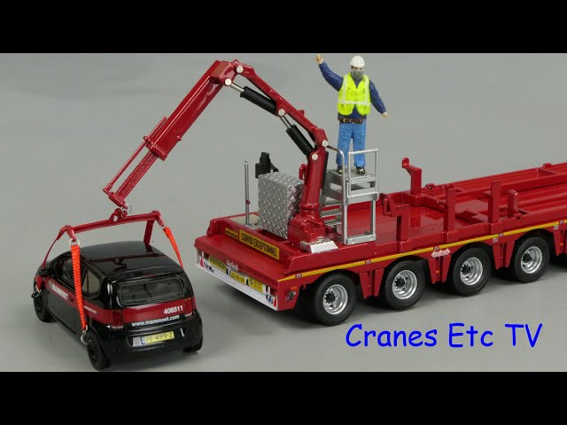 IMC Arocs + Trailer + Fassi + Pool Car 'Mammoet' by Cranes Etc TV