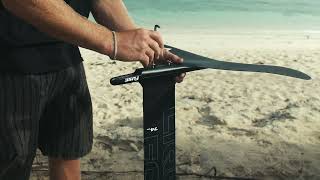 Liquid Force 2025 X Foil Board | Carbon Horizon 1200 Fuselock Foil Pac