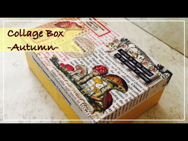 カルトナージュ風BOX 軟質マステケース 平袋コラージュ おすそ分け