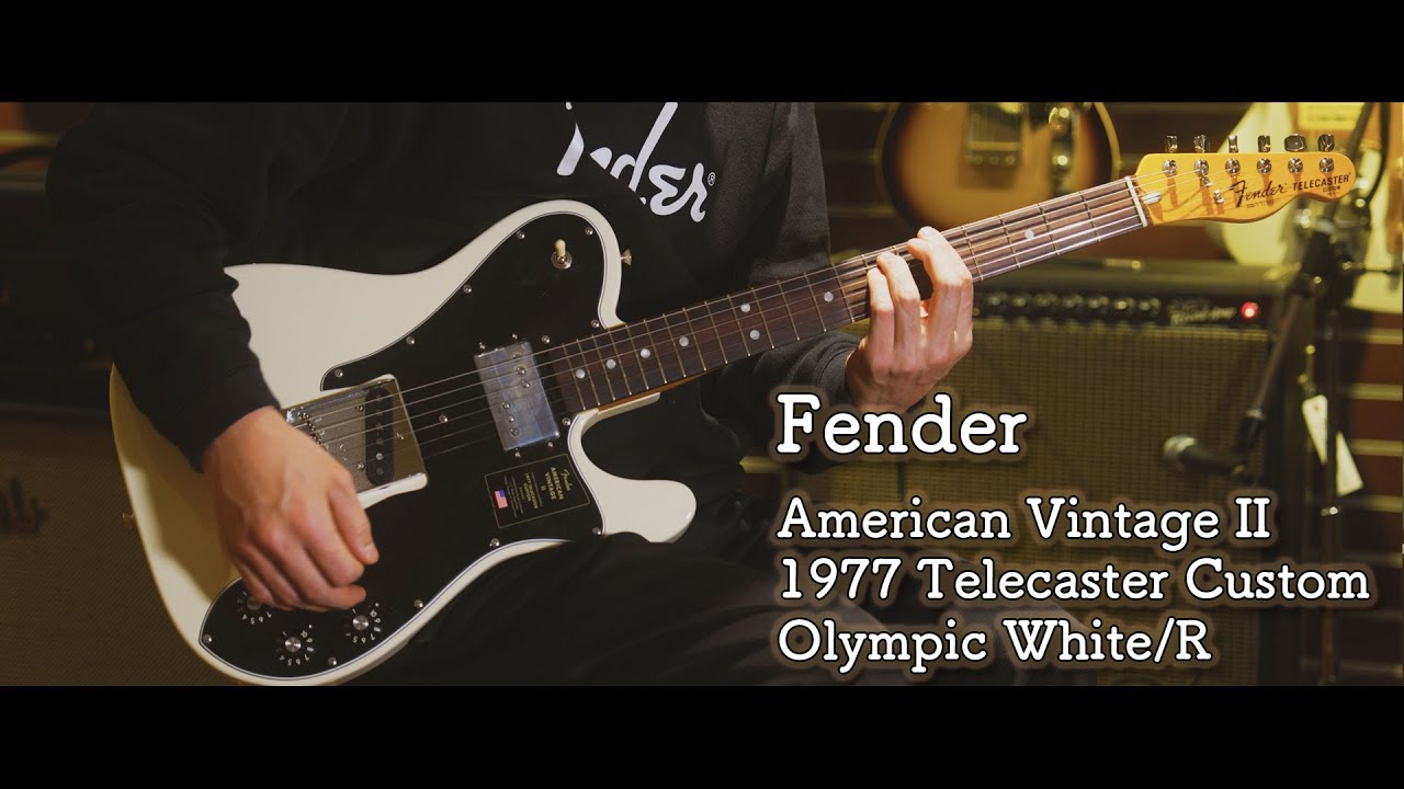FENDER American Vintage II 1977 Telecaster Custom/Olympic White/R