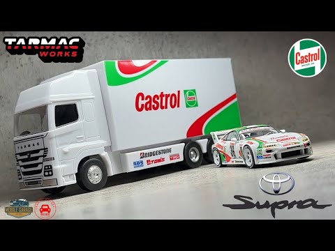 1/64 Tarmac Works Hobby64 Castrol Toyota Supra GT JGTC 1995 MK4