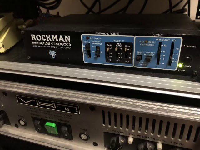 ROCKMAN Distortion Generator 音作りテスト - YouTube