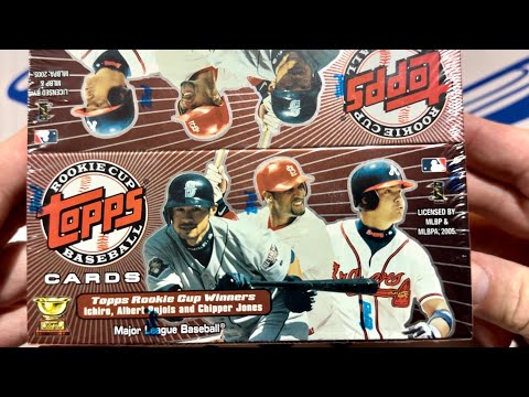 OPENING A GIFT FROM MY BROTHER! 2005 TOPPS ROOKIE CUP BASEBALL BOX