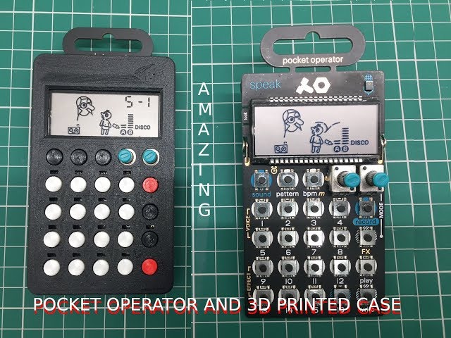 DuB-EnG: Pocket Operator Synthesizer PO-35 3D Printed Case Review