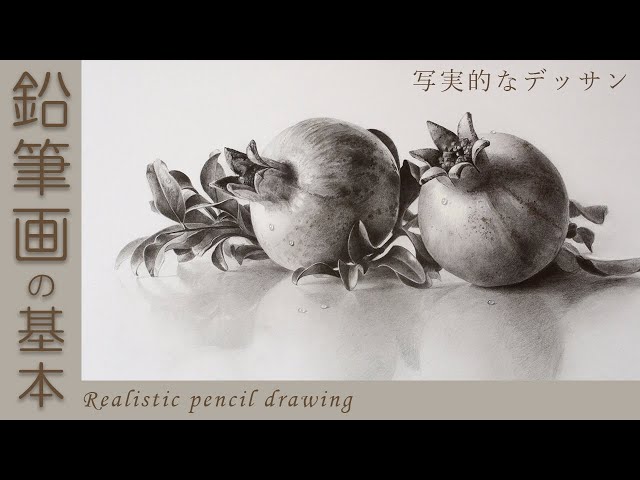 鉛筆画】デッサンの技法「静物画編」/絵画、イラストの基本/Pencil