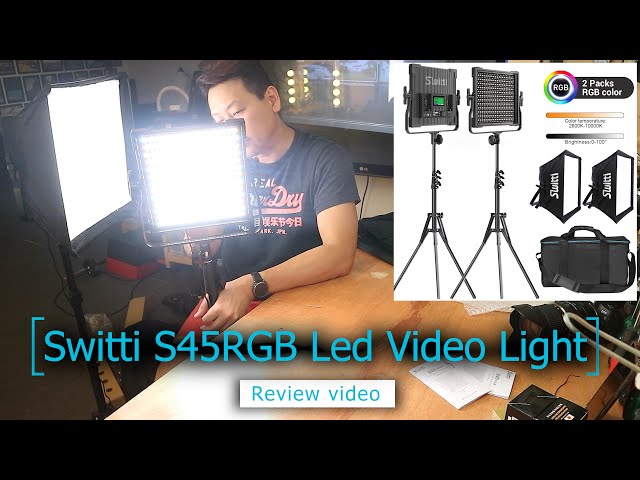 Switti S45RGB RGB Led Video Light review by Benson Chik Time for