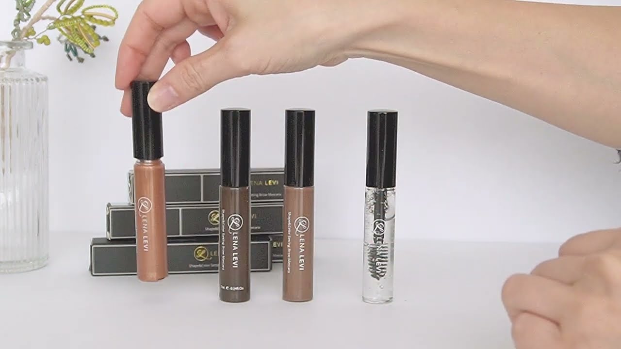 レナレビ ブロウマスカラ：色味の違い - YouTube