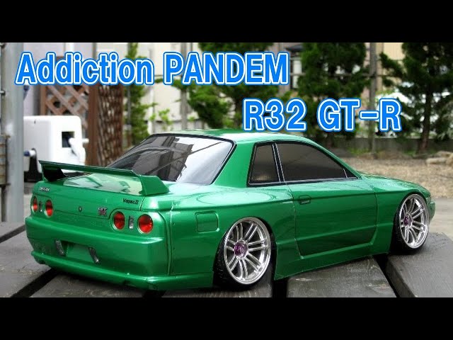 ADDICTION Pandem R32 GT-R Body Painted Completed Image - YouTube
