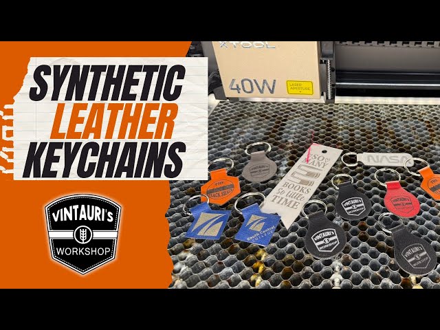 Synthetic Leather Keychains using XCS and the xTool S1 - YouTube