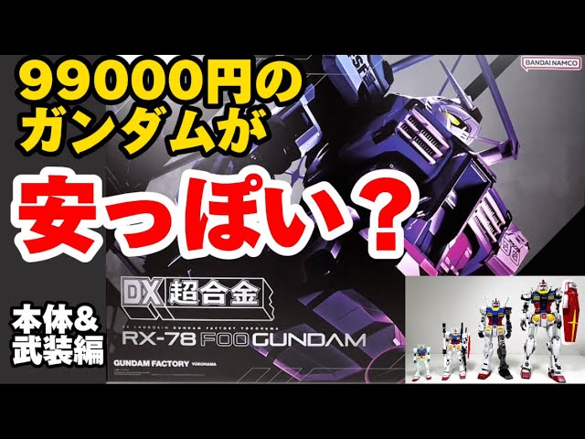 安っぽい？】99000円の超巨大ガンダム【抽選販売】DX超合金 GUNDAM