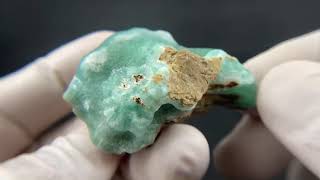 アフガニスタン産ブルーアラゴナイト/アズライト原石 45.8g