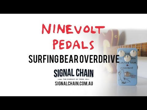 Ninevolt Pedals: SURFING BEAR OVERDRIVE - YouTube