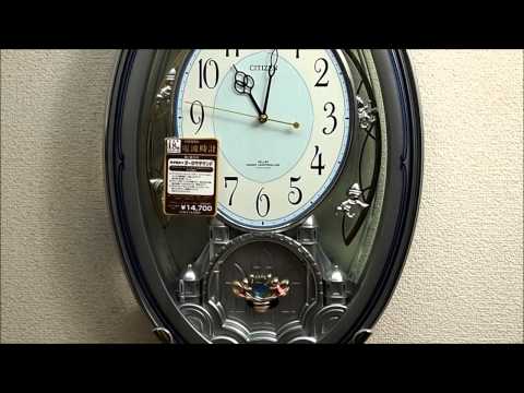 シチズン 電波掛時計 パルミューズクイーンダム 4MN485-019 Rhythm