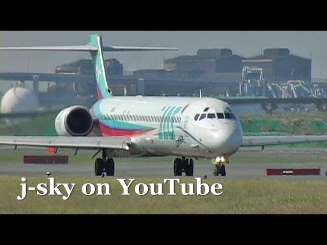 希少映像】Special Livery JAS McDonnell Douglas MD-90 at Tokyo