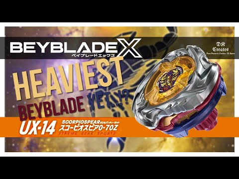 HEAVIEST Beyblade X So Far?! | SCORPIO SPEAR 0-70Z UNBOXING! | UX